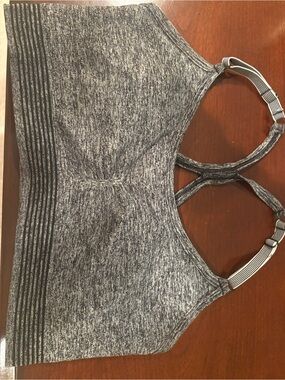 Victoria's Secret Marbled Gray Racerback Sports Bra